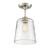 Msemi One Light Semi-Flush Mount (M60010BN)