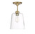 Msemi One Light Semi-Flush Mount (M60010NB)