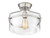 Msemi One Light Semi-Flush Mount (M60011BN)