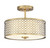 Msemi Two Light Semi-Flush Mount (M60016NB)