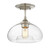 Meridian - M60017BN - One Light Semi-Flush Mount - Msemi - Brushed Nickel