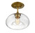 Msemi One Light Semi-Flush Mount (M60017NB)