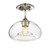 Msemi One Light Semi-Flush Mount (M60017PN)