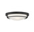 Meridian - M60019MBK - Two Light Semi-Flush Mount - Mflus - Matte Black
