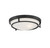 Mflus Two Light Semi-Flush Mount (M60019MBK)