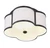 Msemi Three Light Flush Mount (M60020CBZ)