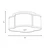 Msemi Three Light Flush Mount (M60020CBZ)