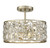 Meridian - M60033SG - Two Light Semi-Flush Mount - Mflus - Silver Gold
