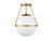 Msemi One Light Semi-Flush Mount (M60054NB)