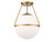 Msemi One Light Semi-Flush Mount (M60054NB)