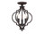 Msemi Three Light Semi-Flush Mount (M60055ORB)
