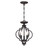 Msemi Three Light Semi-Flush Mount (M60055ORB)