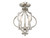 Msemi Three Light Semi-Flush Mount (M60055PN)