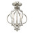 Msemi Three Light Semi-Flush Mount (M60055PN)