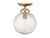 Msemi One Light Semi-Flush Mount (M60056NB)