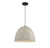 Meridian - M70093CMBK - One Light Pendant - Mpend - Concrete with Matte Black