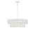 Meridian - M7038BQW - Six Light Pendant - Bisque White