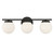 Meridian - M80023MBK - Three Light Bathroom Vanity - Matte Black