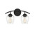 Meridian - M80031MBK - Two Light Bathroom Vanity Light - Mbath - Matte Black