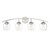 Meridian - M80033BN - Four Light Bathroom Vanity - Mbath - Brushed Nickel