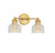 Mbath Two Light Bathroom Vanity Light (M80034NB)