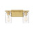 Meridian - M80037NB - Two Light Bathroom Vanity Light - Mbath - Natural Brass
