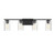 Meridian - M80039MBK - Four Light Bathroom Vanity Light - Mbath - Matte Black