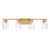 Meridian - M80039NB - Four Light Bathroom Vanity Light - Mbath - Natural Brass