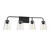 Mbath Four Light Bathroom Vanity (M80045MBK)