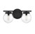 Two Light Bathroom Vanity Light (M80046MBK)