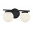 Two Light Bathroom Vanity Light (M80047MBK)