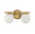 Two Light Bathroom Vanity Light (M80047NB)