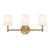 Meridian - M80051NB - Three Light Bathroom Vanity - Natural Brass
