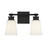 Meridian - M80054MBK - Two Light Bathroom Vanity - Matte Black