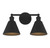 Meridian - M80063MBK - Two Light Bathroom Vanity Light - Matte Black