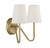 Mscon Two Light Wall Sconce (M90055NB)
