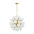 Mitzi - H1087806-AGB - Six Light Chandelier - Antoneta - Aged Brass