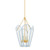 Mitzi - H1132704-AGB/SAO - Four Light Lantern - Clarisse - Aged Brass