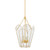 Mitzi - H1132704-AGB/SBQ - Four Light Lantern - Clarisse - Aged Brass