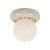 Mitzi - H1160501-AGB/CIC - One Light Flush Mount - Tyra - Aged Brass