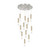 Artcraft - AC5104BN - LED Chandelier - Zara - Brushed Nickel