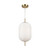 Artcraft - AC10631BR - One Light Pendant - Vita - White Brass