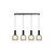 Artcraft - SC13384BK - Four Light Island Pendant - Juna - Black