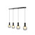 Juna Four Light Island Pendant (SC13384BK)