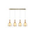 Artcraft - SC13384BR - Four Light Island Pendant - Juna - Brass