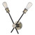 Artcraft - AC10781BK - Two Light Wall Mount - Tribeca - Matte Black & Satin Brass