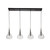 Conic Four Light Island Pendant (AC11164BK)