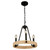 Perris Three Light Chandelier (AC11713BK)