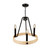 Perris Three Light Chandelier (AC11713BK)