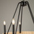 Perris Five Light Chandelier (AC11715BK)